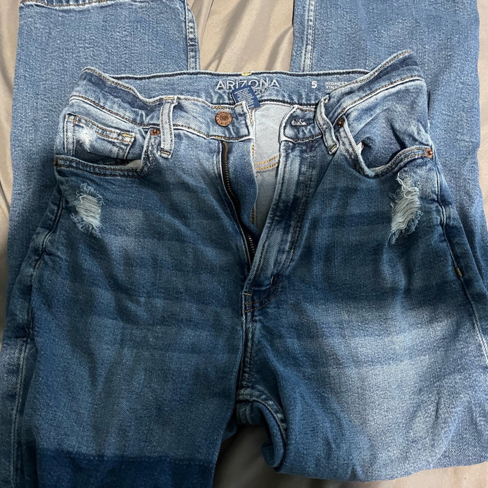 Arizona Jean Co. Colorblock Jeans Size 5